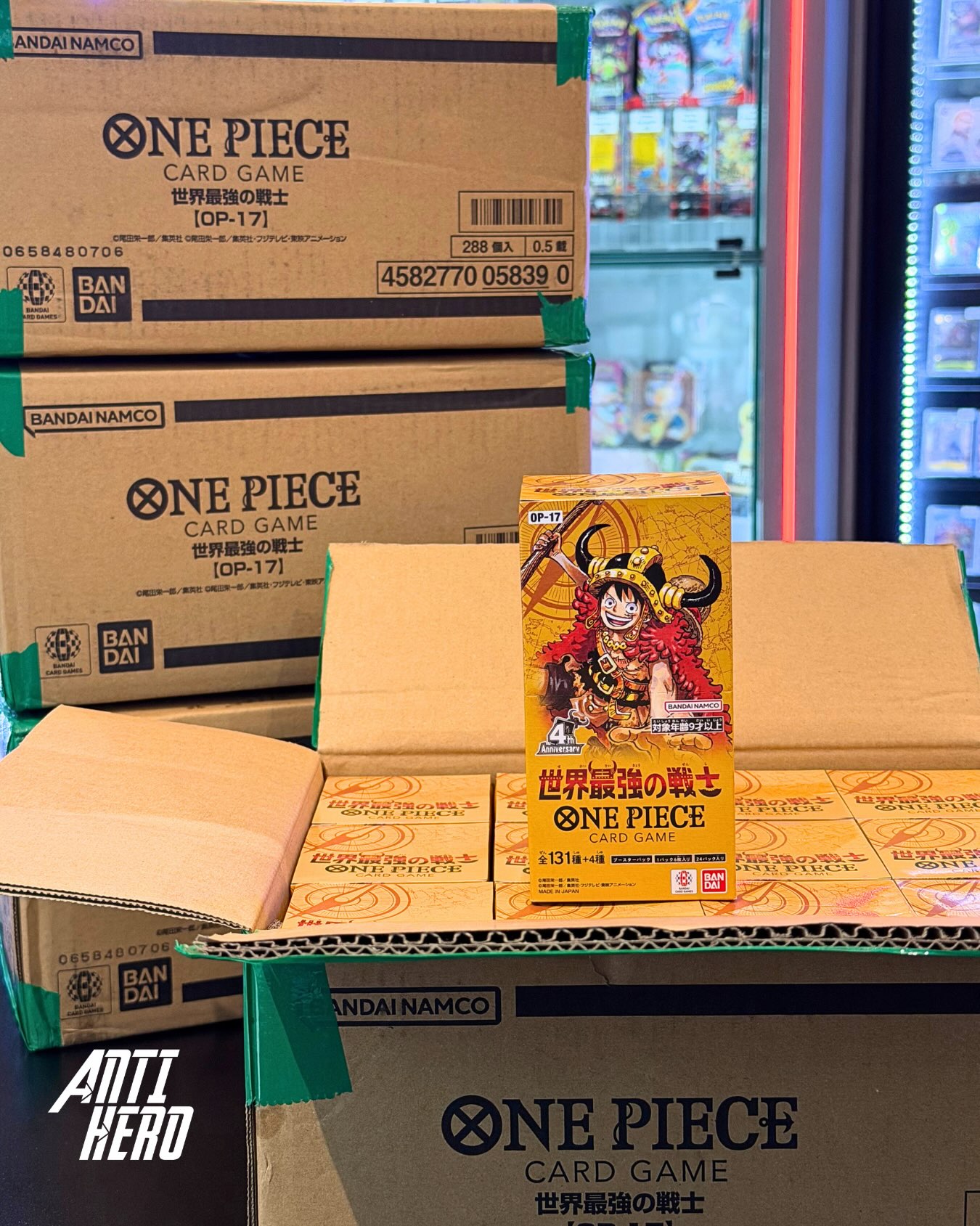 The Worlds's Strongest Warrior OP-17 JP booster box now available