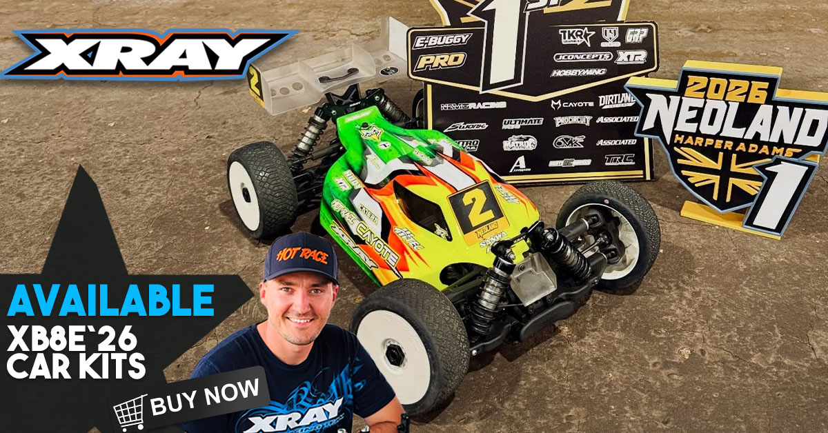 🔵XB8E`26🔵 We are stocking the 1:8 E-Buggy from Xray. Some spare
