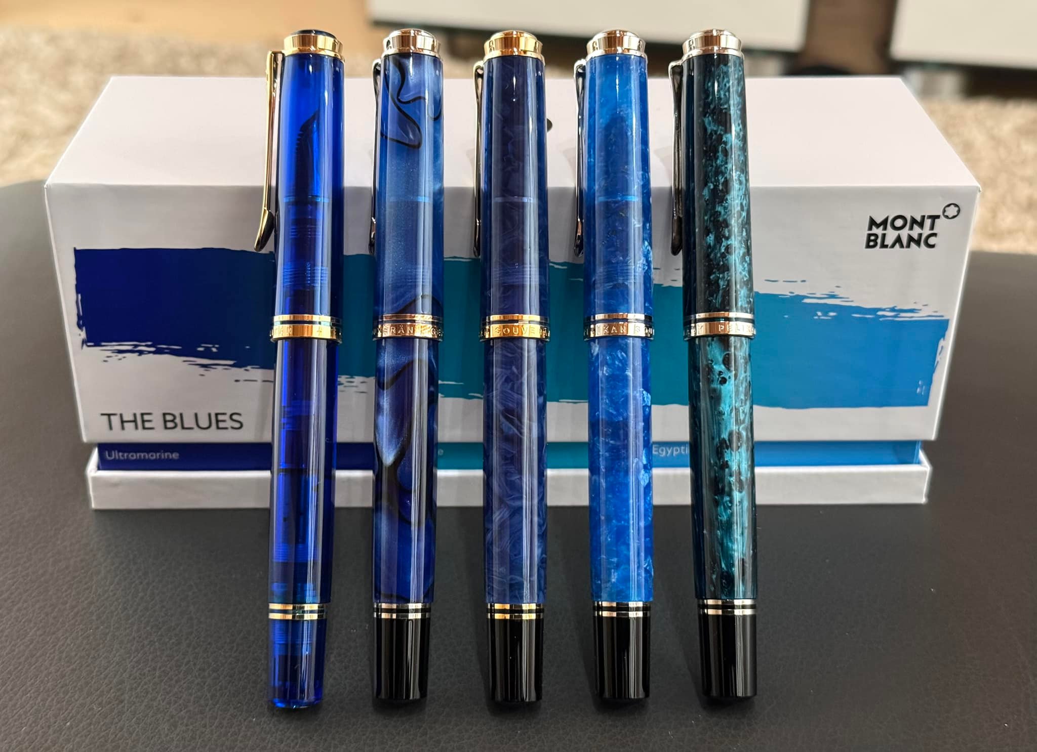 Pelikan Souveran M625 Deep Blue Translucent Sterling Silver