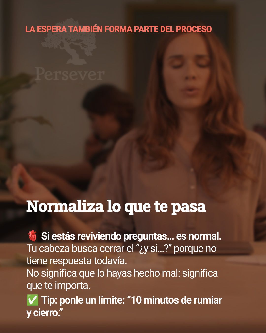 Persever - Àngela nos mandó este texto para antes del examen, pero ...