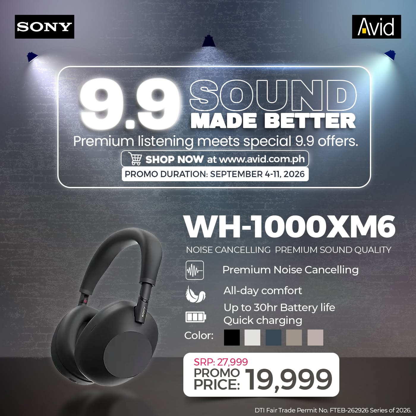 Turn every beat into a better experience this 9.9 SOUND MADE