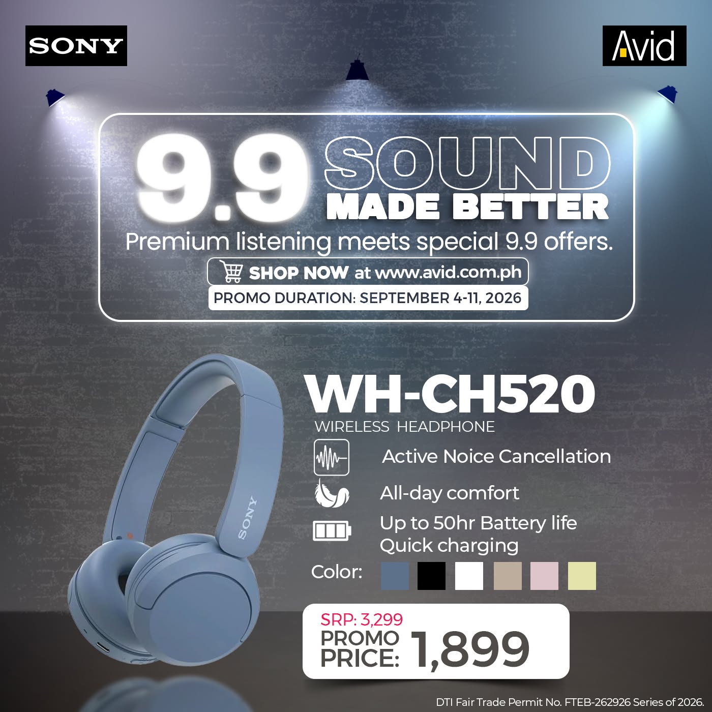 Turn every beat into a better experience this 9.9 SOUND MADE