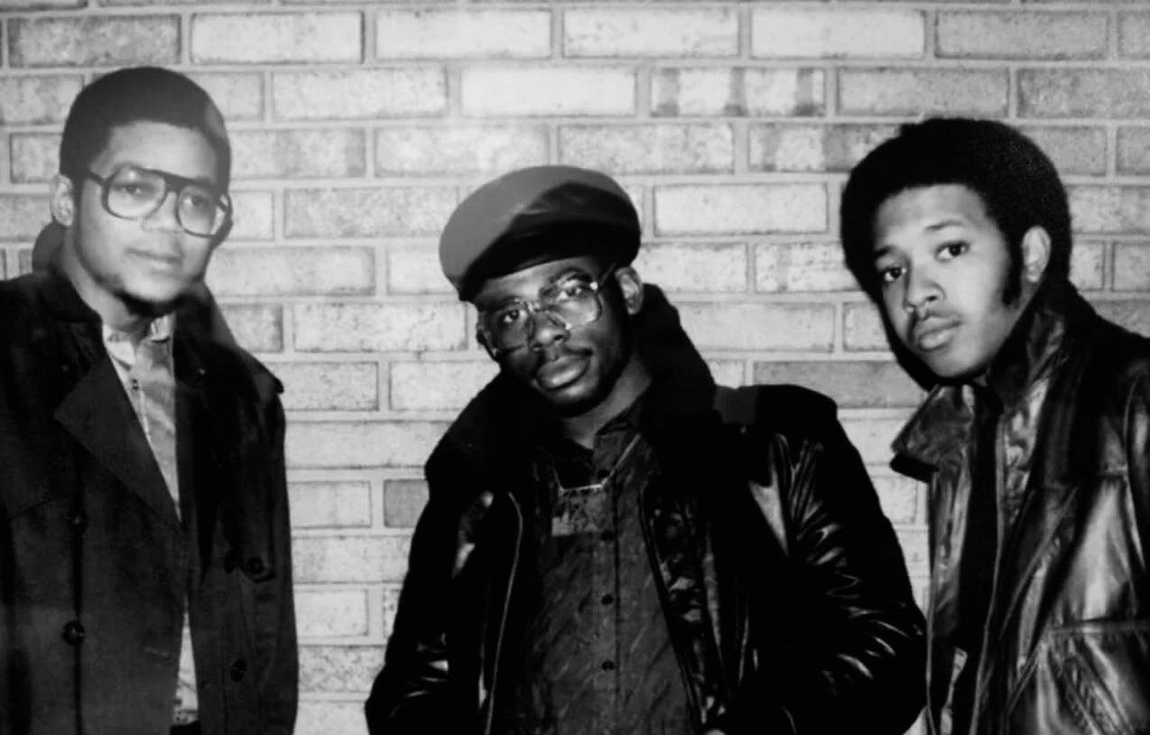 Run-D.M.C., the groundbreaking hip hop trio from Queens, New York 