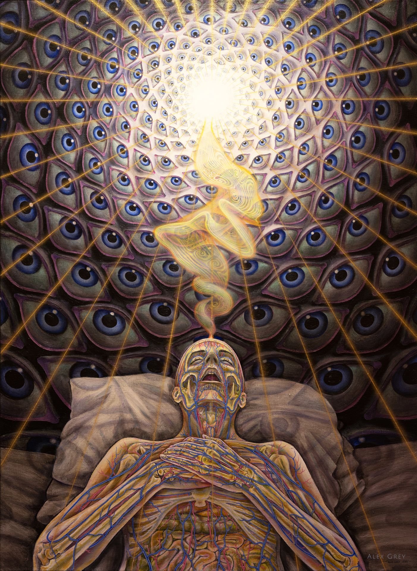 美術品・アンティーク・コレクション Alex Grey BARDO BEING 2002