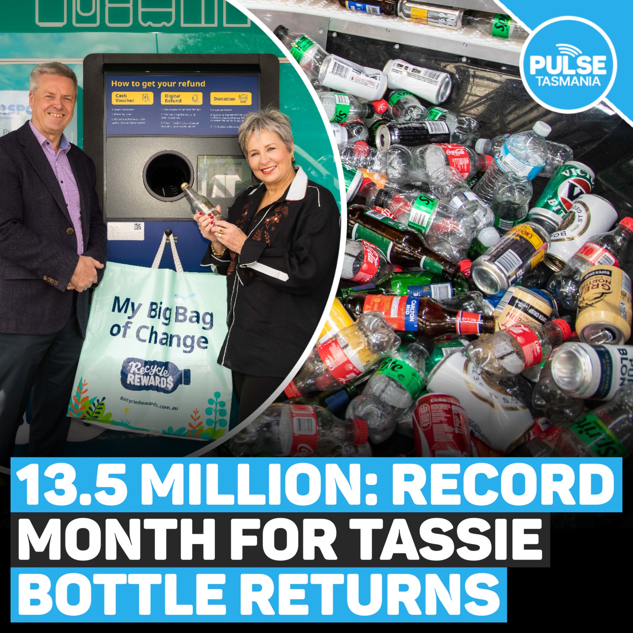 Pulse - Tasmania’s container refund scheme has recorded its biggest ...