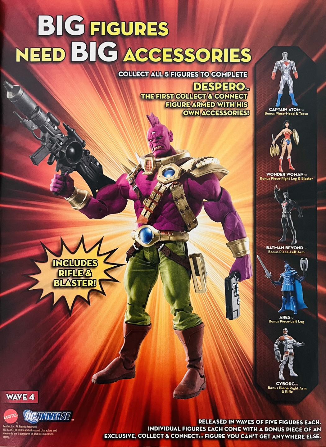 Mattel's 2008 DC Universe Classics Wave 4 with Despero build-a-figure