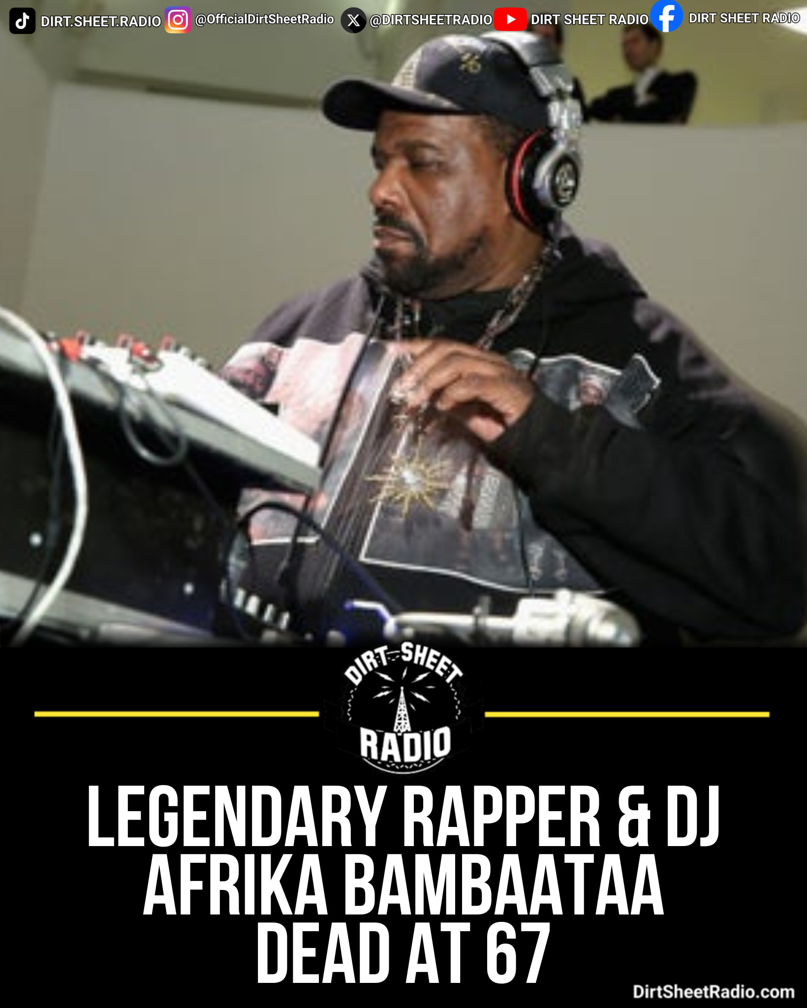 Afrika Bambaataa, hip hop pioneer, dies at 67