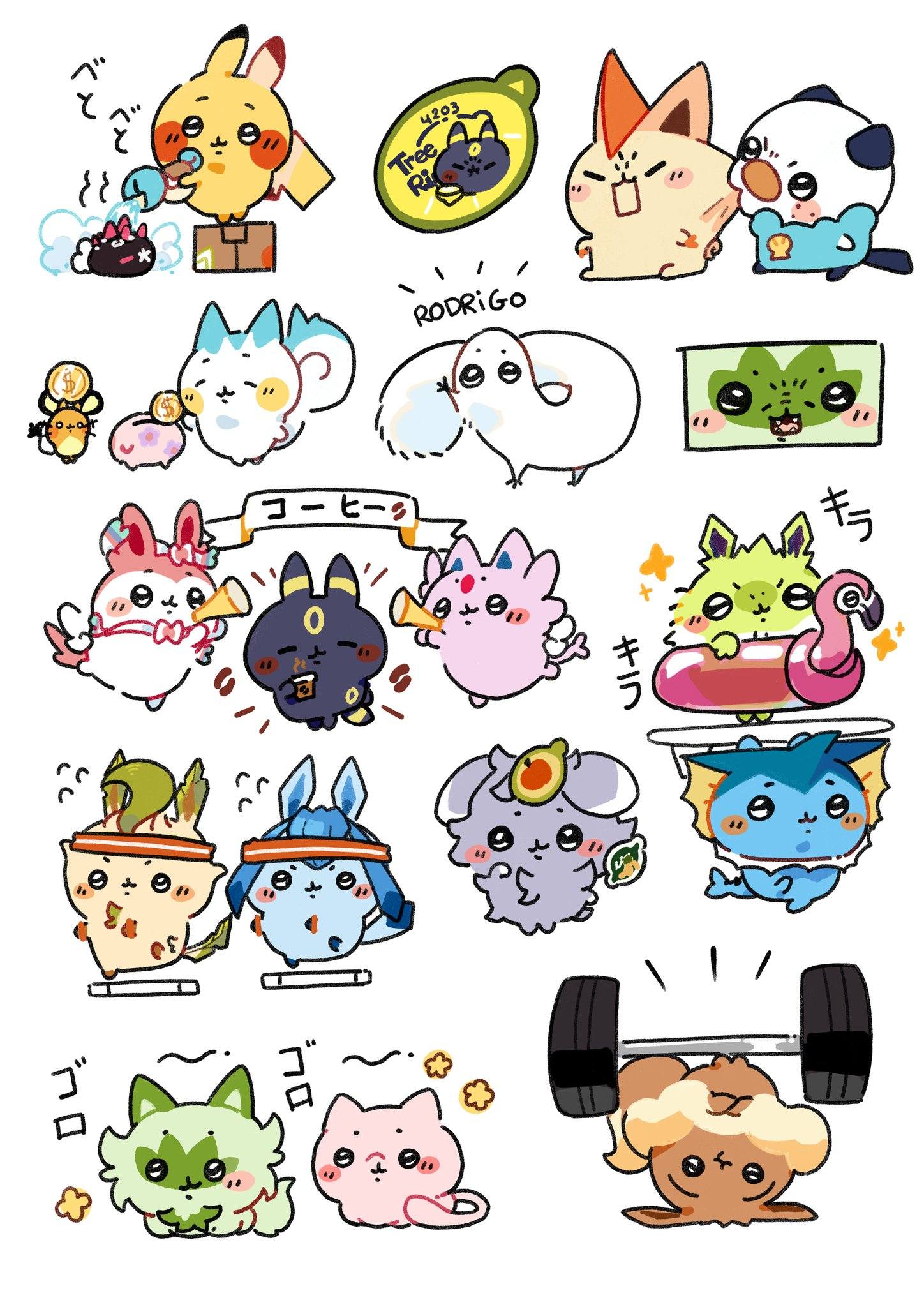 chiikawa artist pokemon card Custom I'm so confident there's Chiikawa