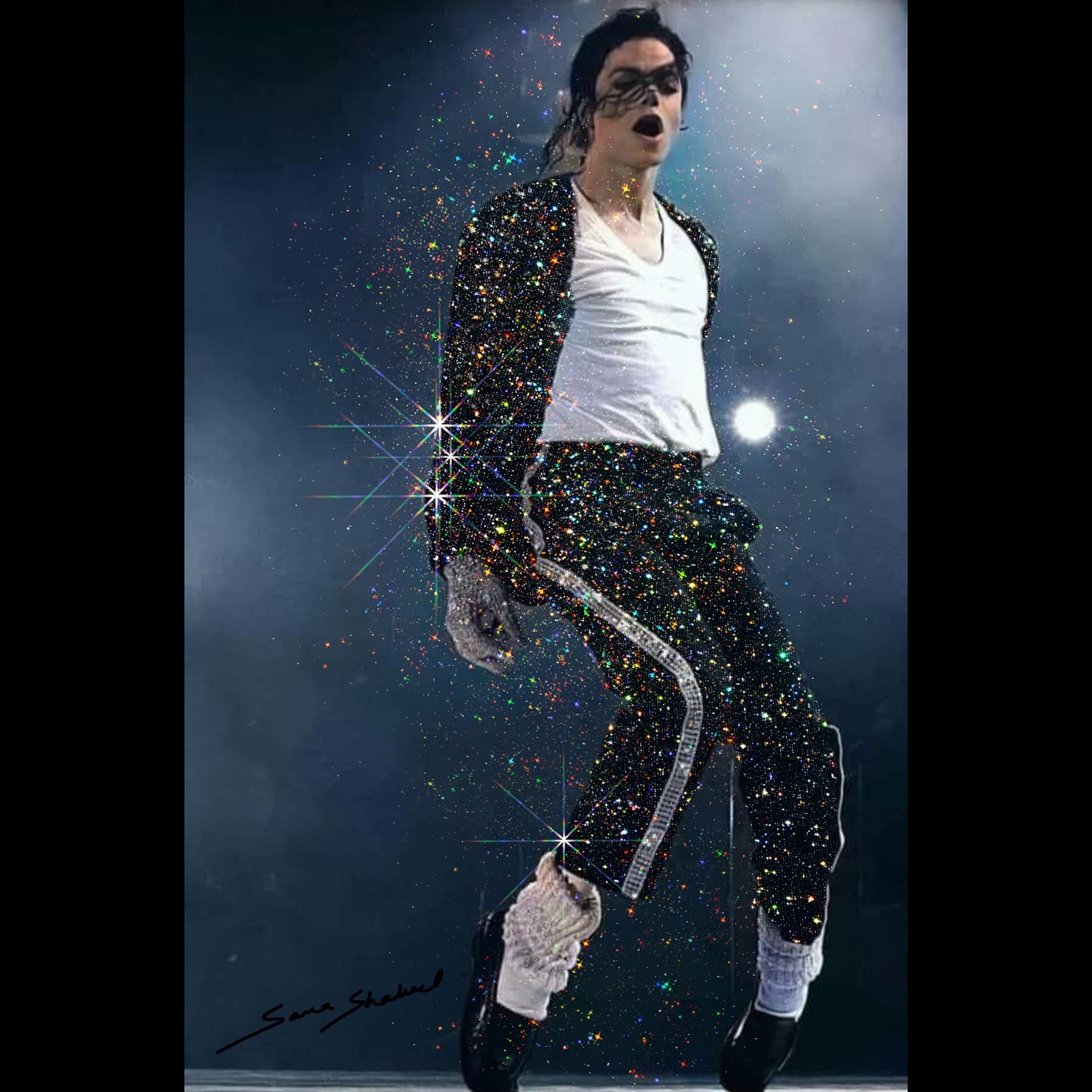 I've always wanted to create art out of @michaeljackson 💎 But