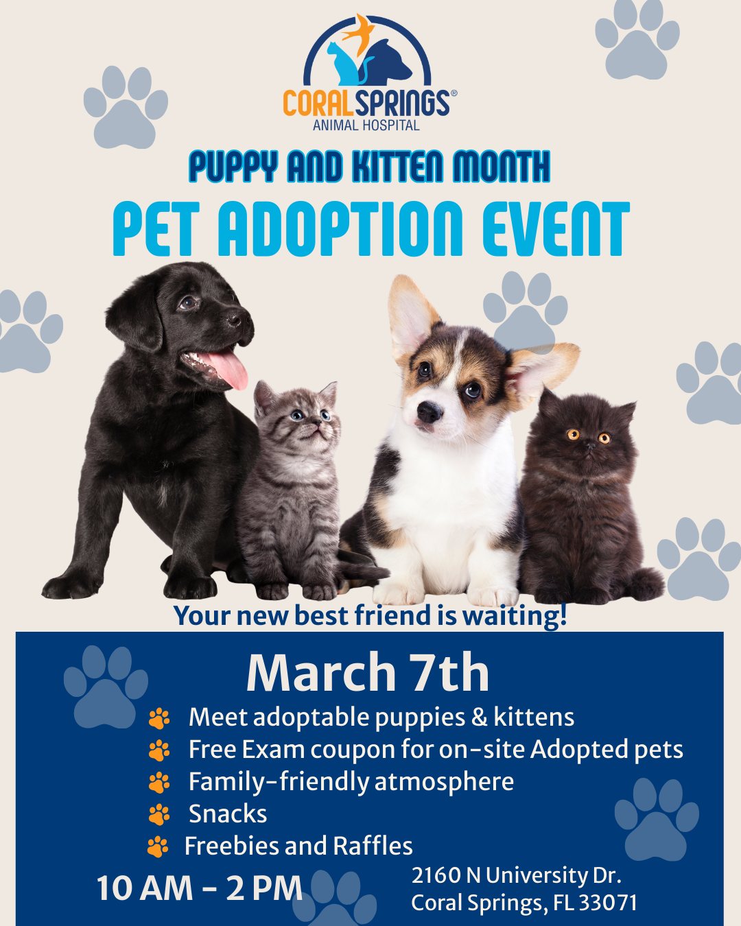 Coral - 🐾🎉 PET ADOPTION EVENT – Puppy & Kitten Month! 🐶🐱 Looking to add ...