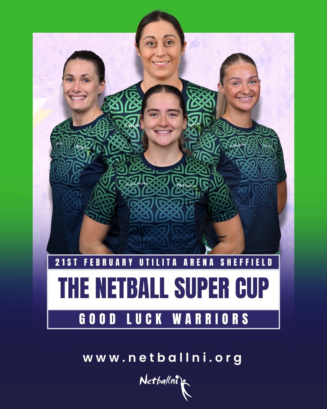 Netball - 💚🏐 GOOD LUCK TO OUR WARRIORS 🏐💚 The Netball Super Cup takes ...