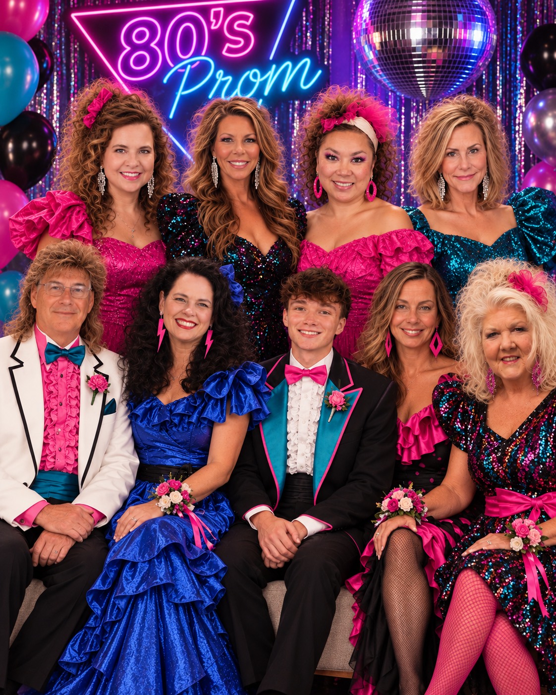 The Rockwall Chamber loves a trend, especially when it's '80s themed! 🎀✨🕺💃 Big hair, bold looks, and a whole lot of fun! Who says you can't bring the '80s back? 😎🎶 #RockwallChamber #