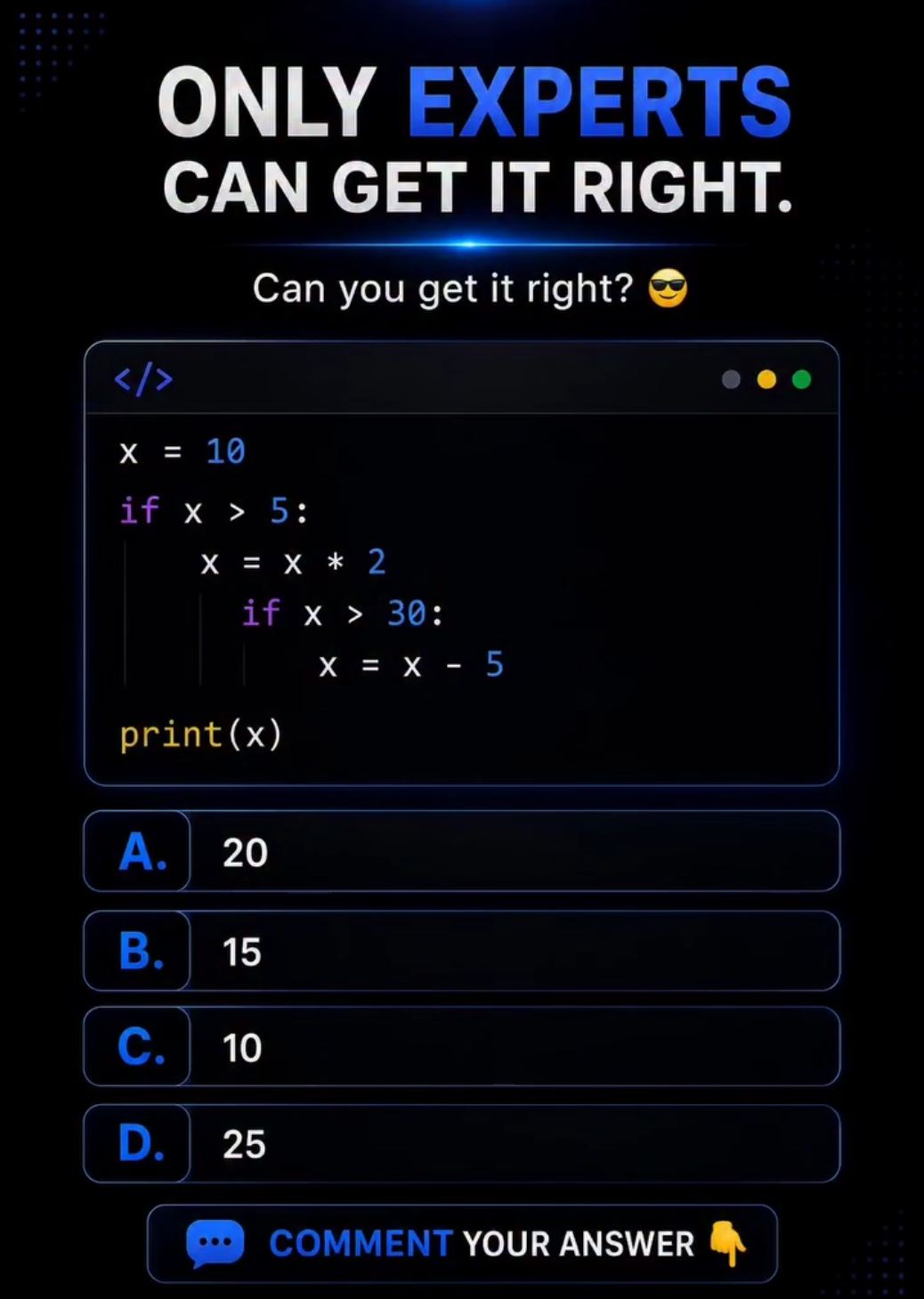 Python Output Challenge 90% beginners give the wrong answer