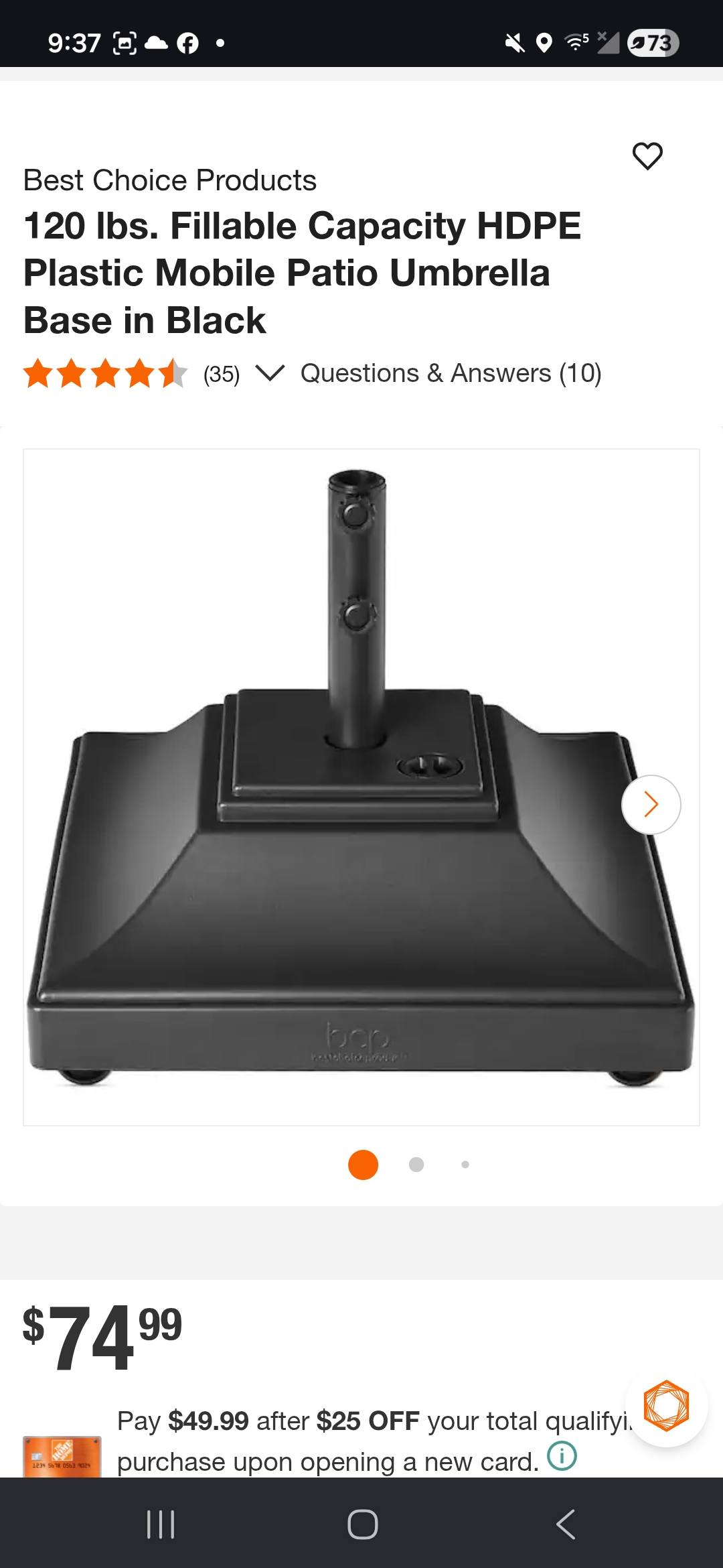 best choice products mobile hdpe plastic patio umbrella base Fillable Stand Round Sunburst Umbrella Base Stand, Pole Holder for Outdoor, Lawn w/ 55lbs Weight Capacity, Adjustment Knob : Patio, Lawn & Garden this wind 100kgs HDPE Plastic Umbrella Base