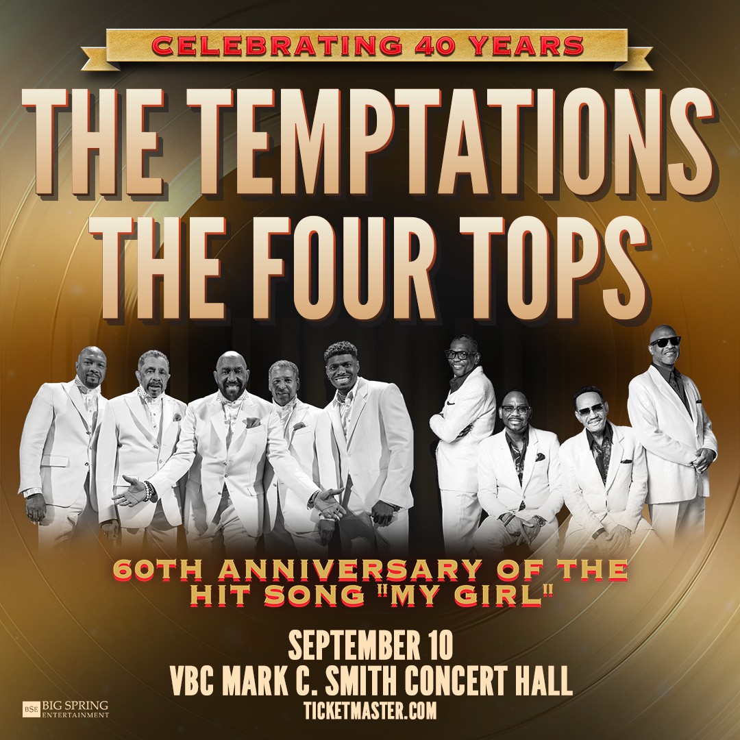 The Temptations and Four Tops concert in Huntsville September 10