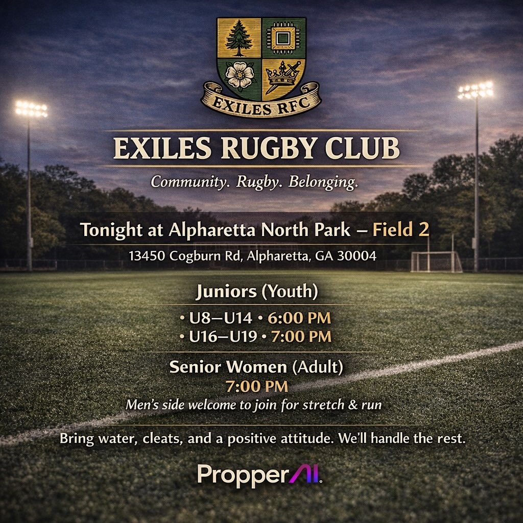 Exiles Rugby Football Club | Alpharetta GA