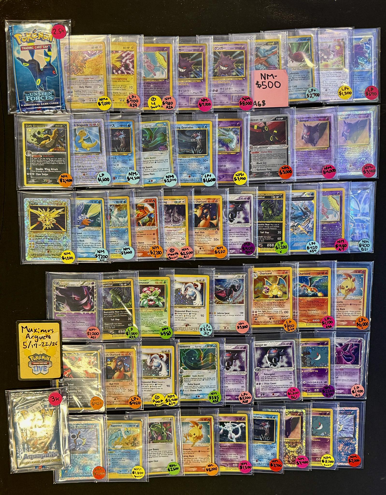Selling rare graded pokemon cards