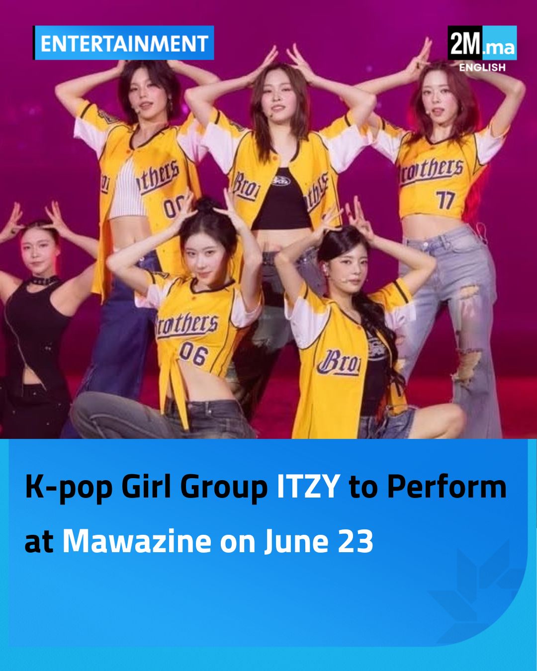 South Korean girl K-pop group ITZY is set to perform at the