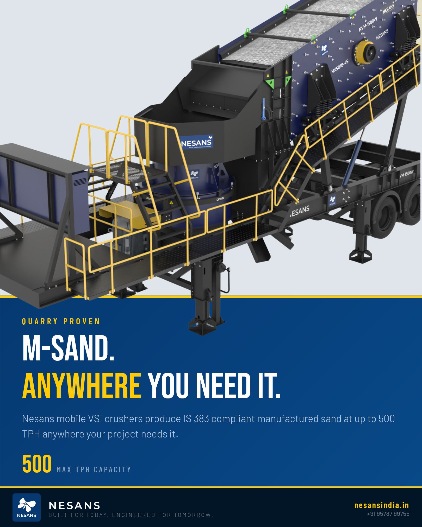 Construction deadlines don't wait for perfect crushing plant