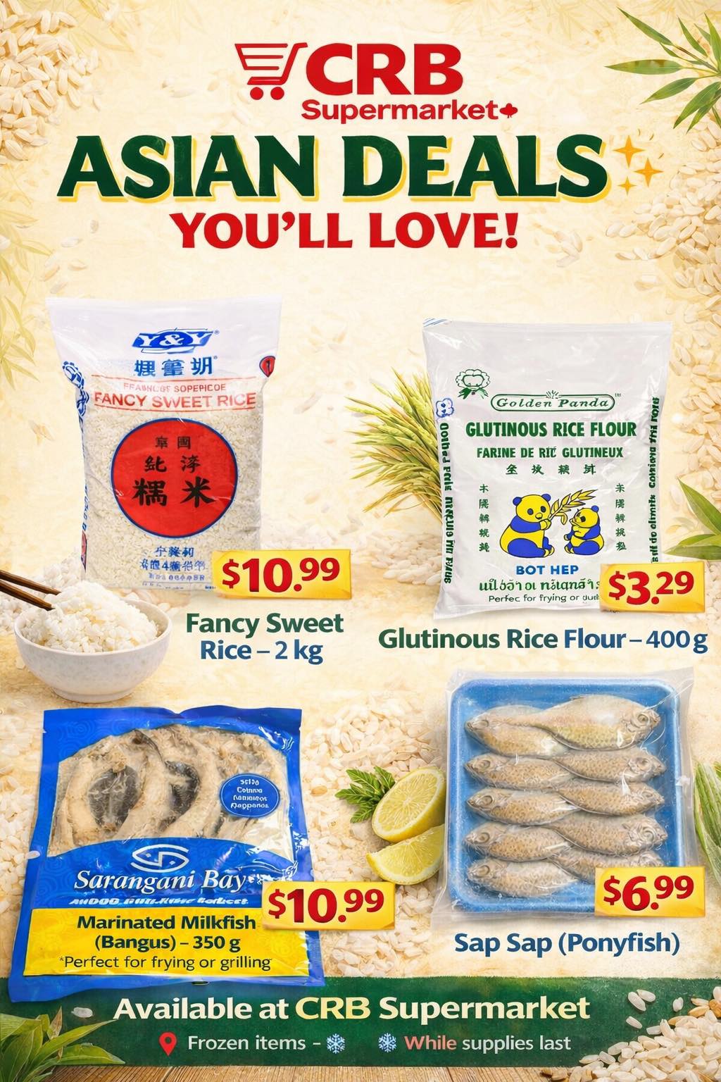 CRB Labrador - 🌏 Asian Deals at CRB Supermarket! Fancy... | Facebook