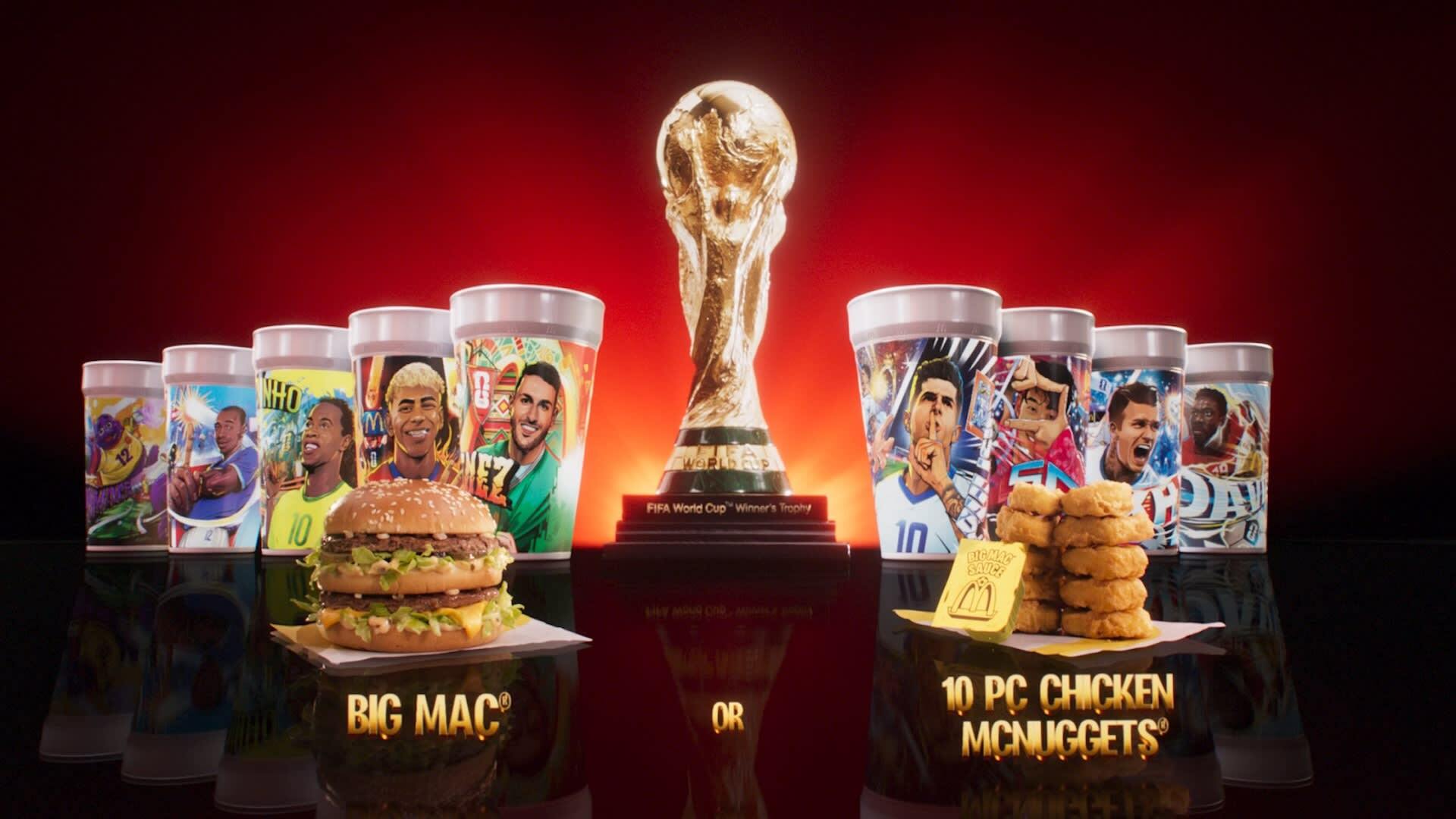 McDonald's Celebrates the World Cup With David Beckham, Ronaldinho