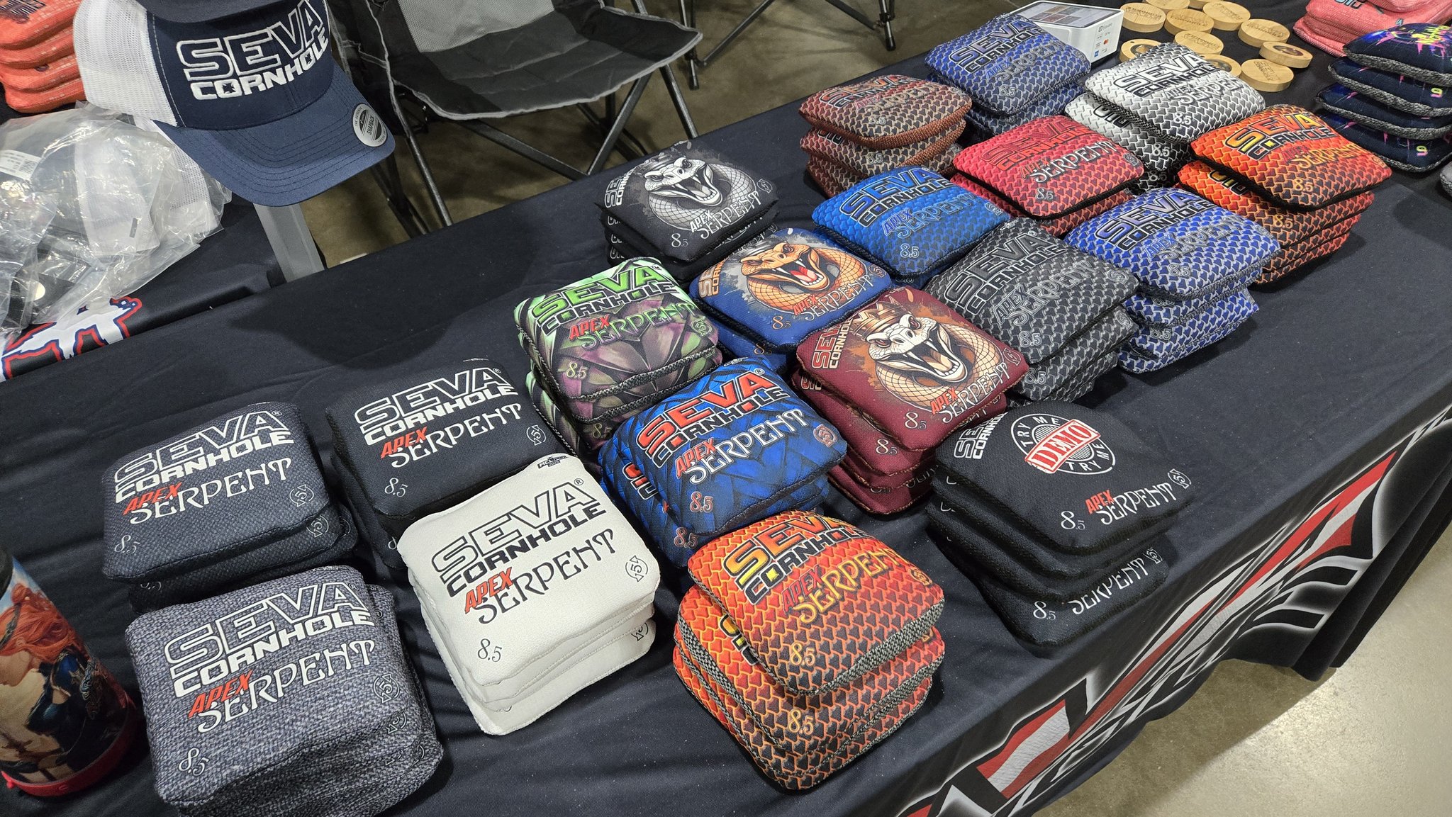 New Apex Serpent Cornhole Bags by SEVA Cornhole