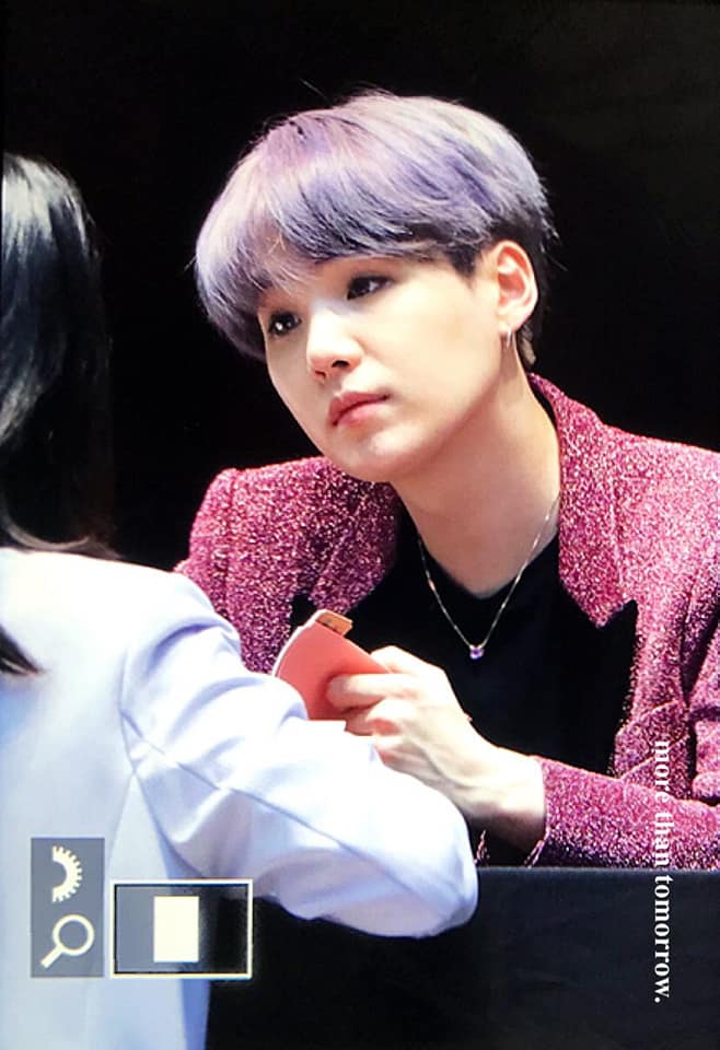 ▻ [PREVIEW | 190421] SUGA || Aladin Fansign Event credit