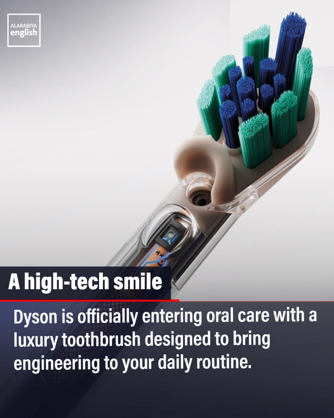 Dyson is entering oral care with a high-tech toothbrush priced at