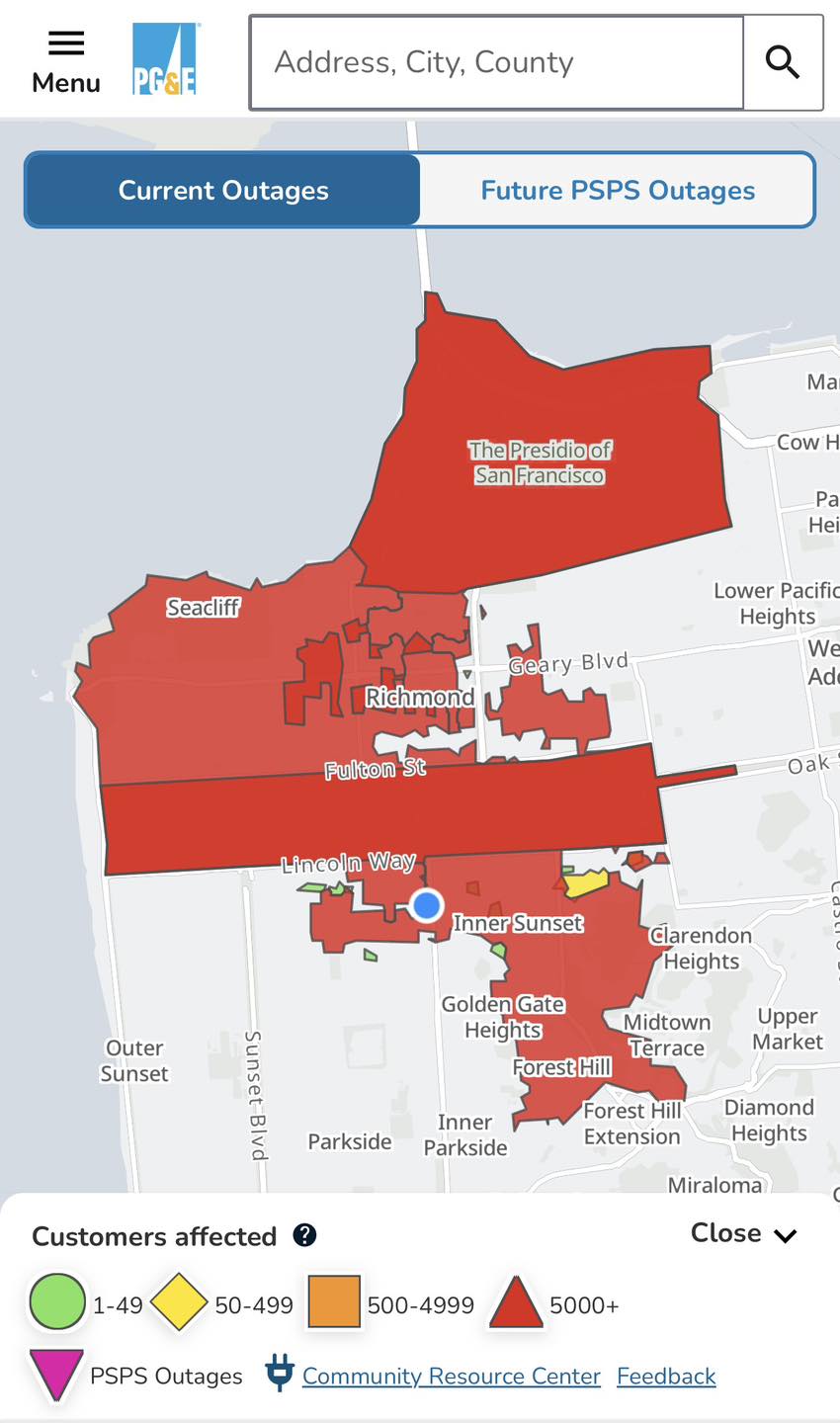 Alan - My own home and many of my neighbors are experiencing a power ...