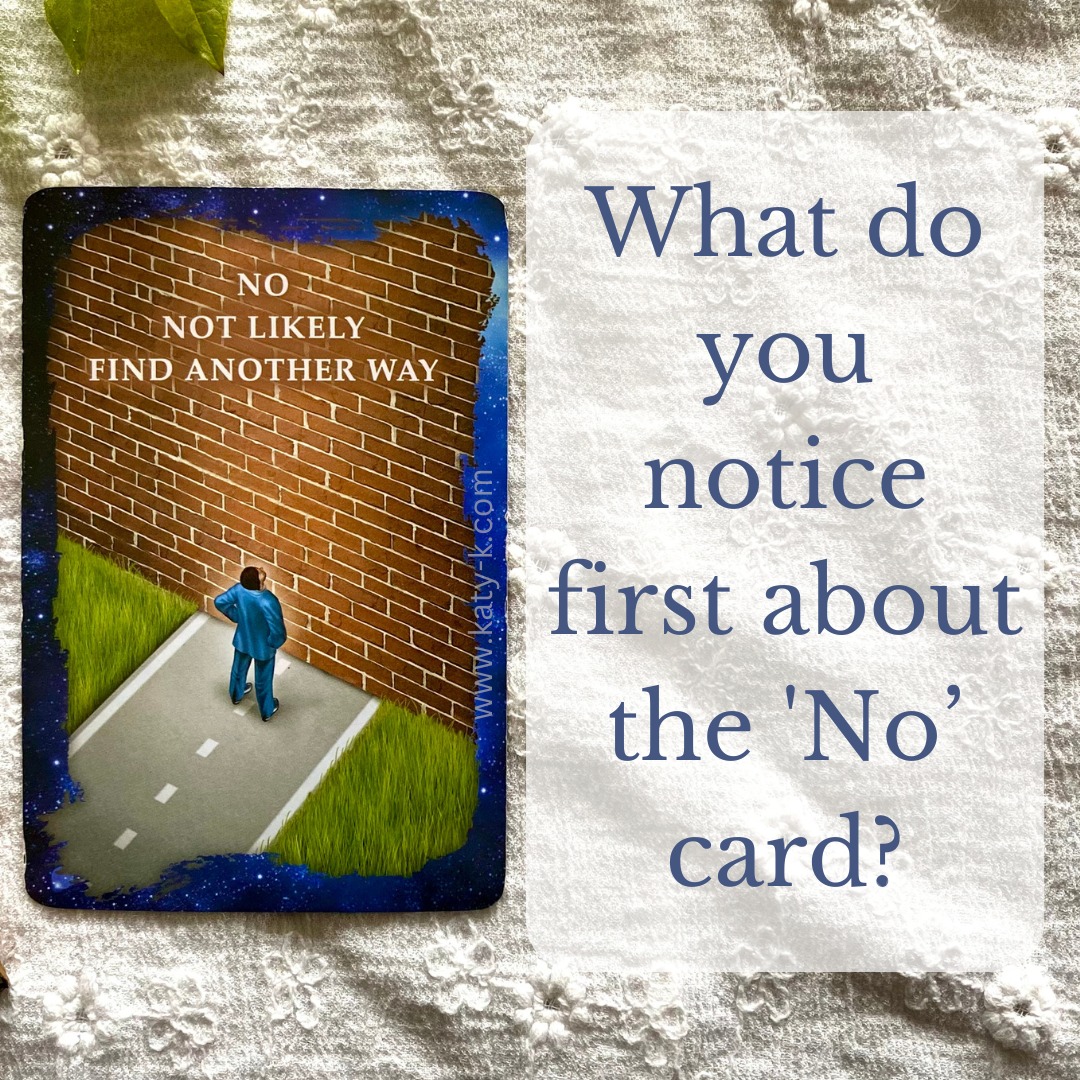 The Modern - What do you notice first about the 'No' card? What you ...