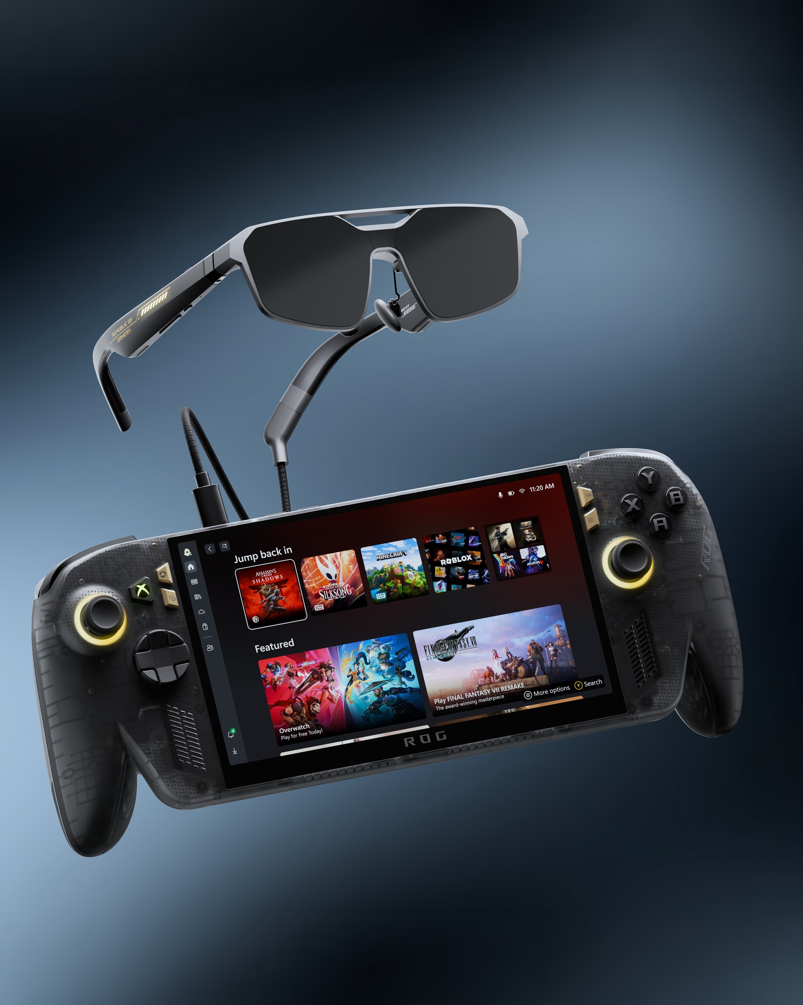 Play on the couch. Play on the go. Play everywhere. ​ ROG XBOX 