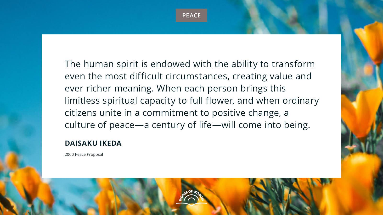 Daisaku Ikeda - Marking 51 years since the founding of... | Facebook