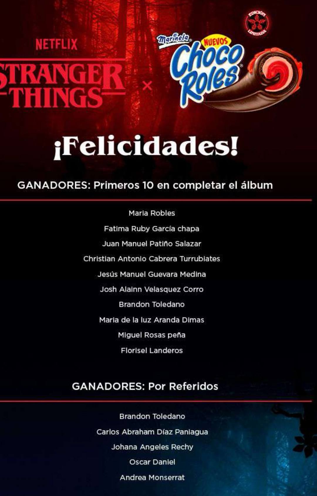 El Review Geek - Estás son las listas de los GANADORES de... | Facebook