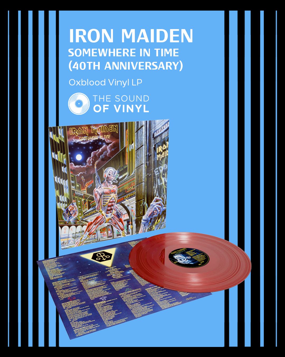 Iron Maiden - Somewhere in Time 40th Anniversary Oxblood Vinyl