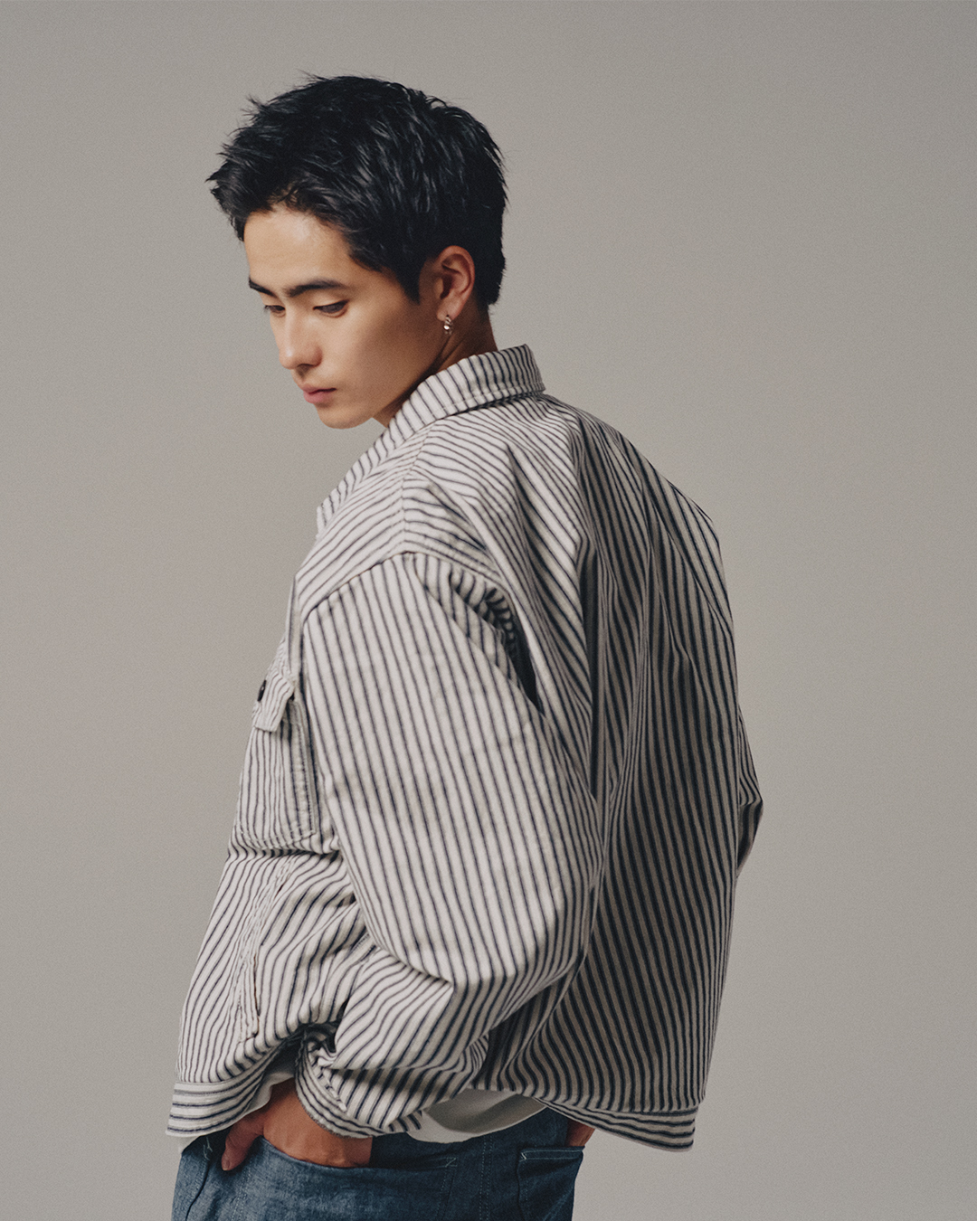 EDWIN - . SPRING / SUMMER '26 WORK JACKET Hickory Size : S,M,L,XL