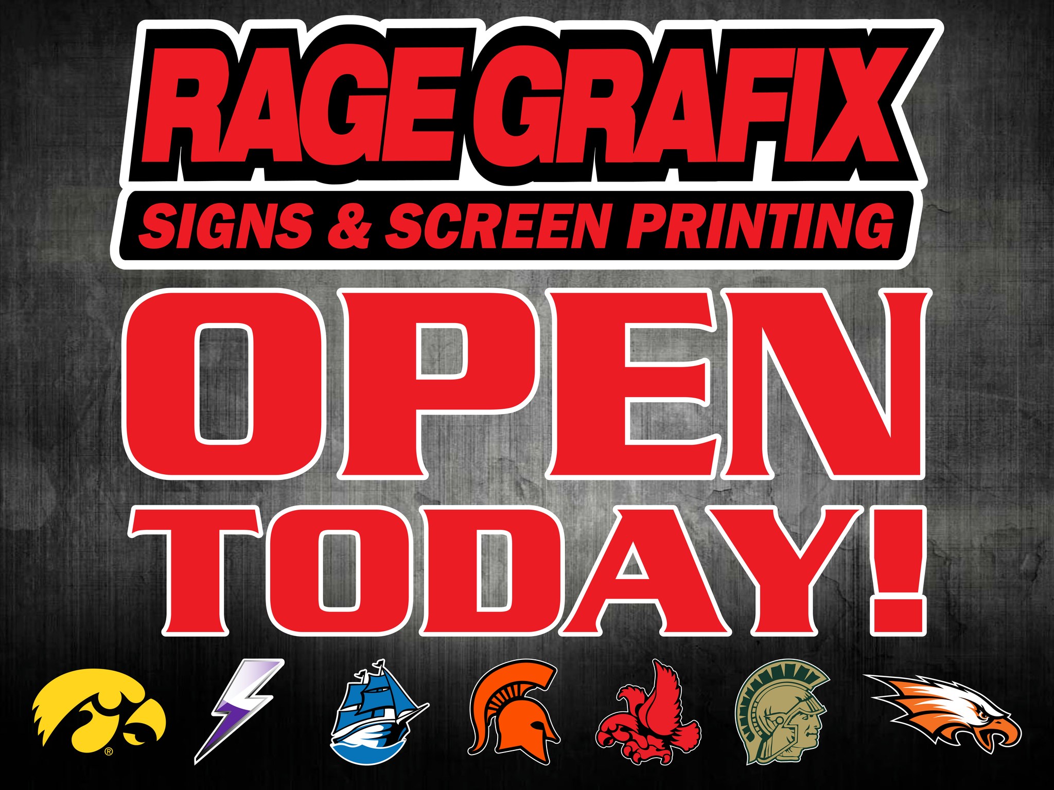 Rage Grafix Signs & Screen Printing | North Liberty IA