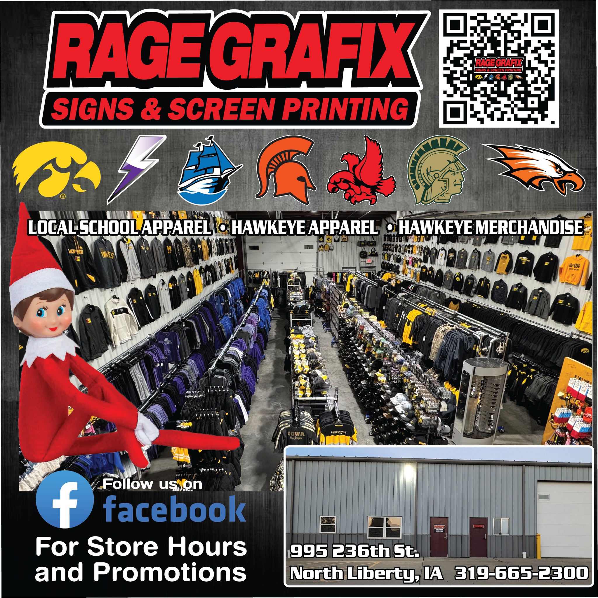 Rage Grafix Signs & Screen Printing | North Liberty IA