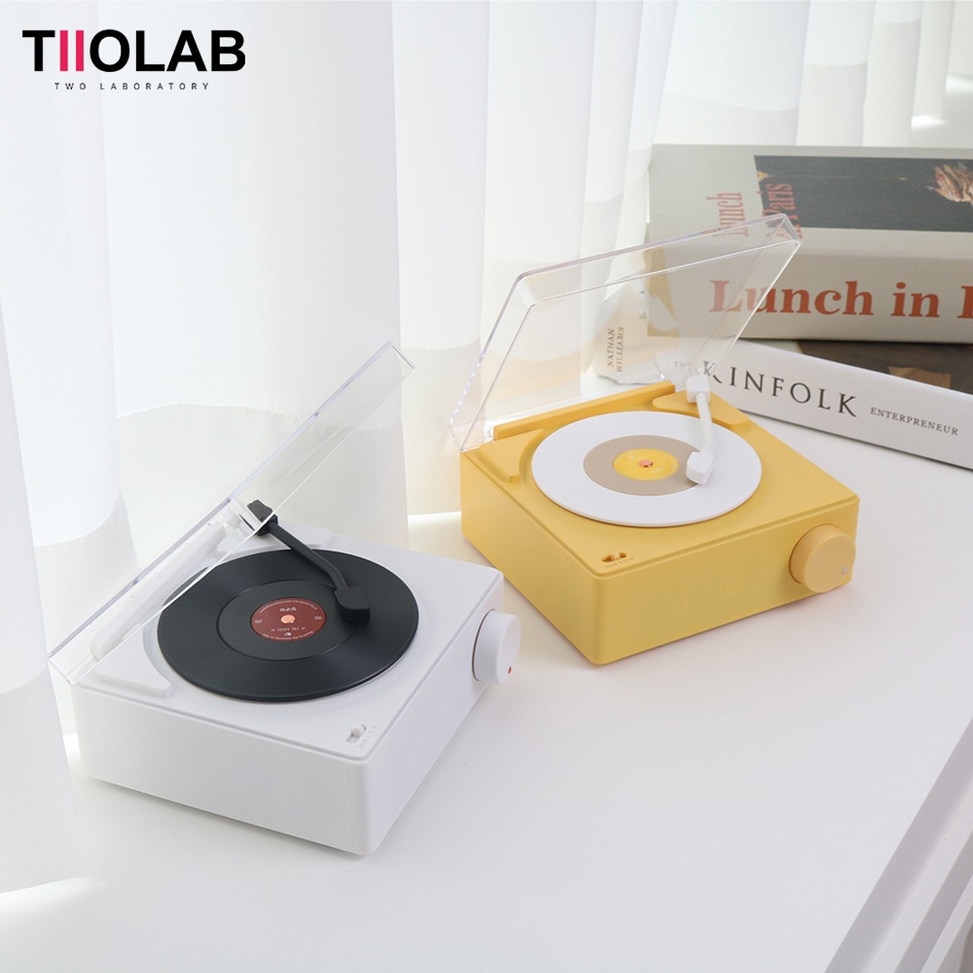 TIIO LAB - 투랩 턴테이블 블루투스 스피커 💕 요즘 대세는 갬성 인테리어 ~ 🎈 음악이 흐르면...