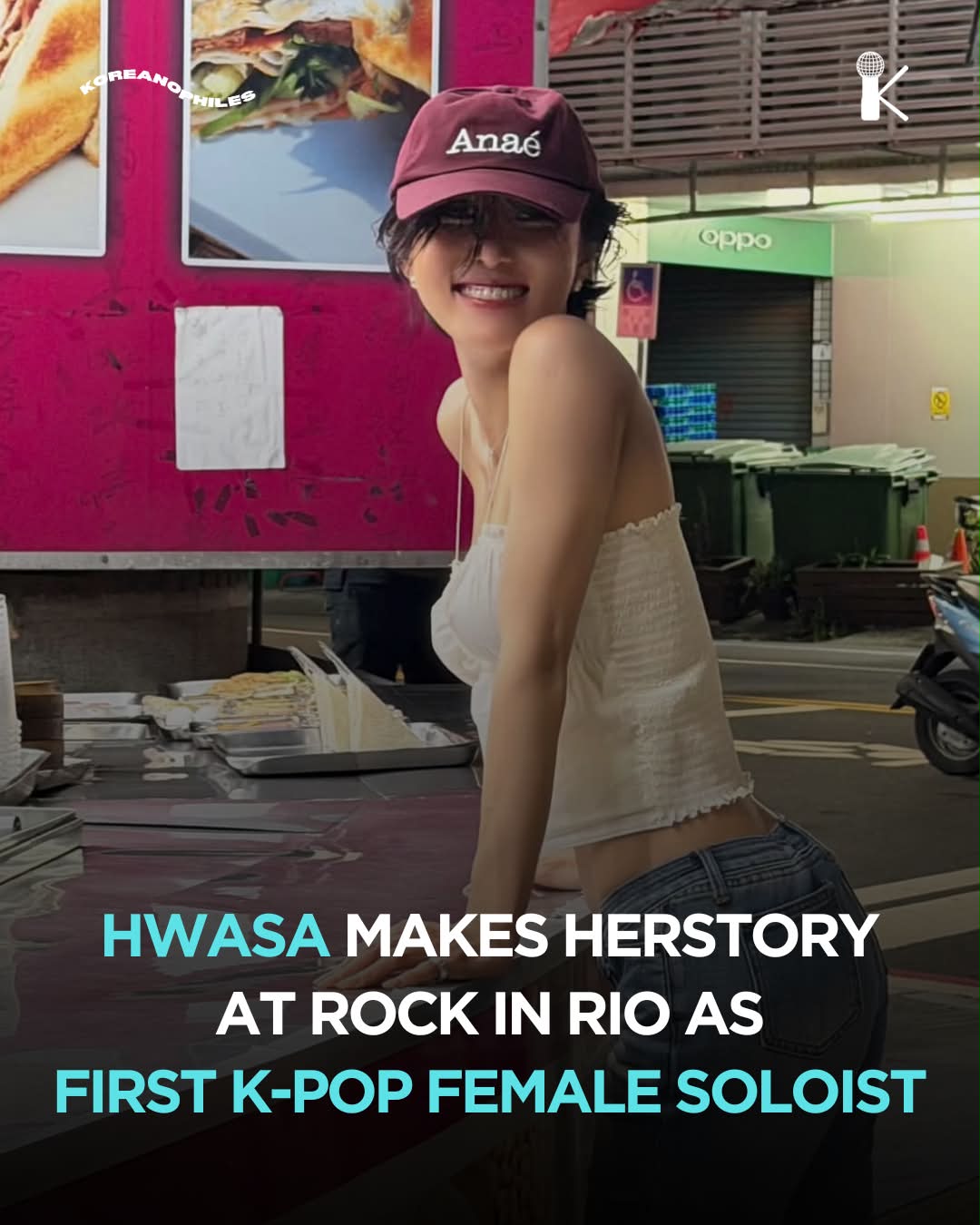 BREAK A LEG! Hwasa is set to make history at Rock in Rio 2026