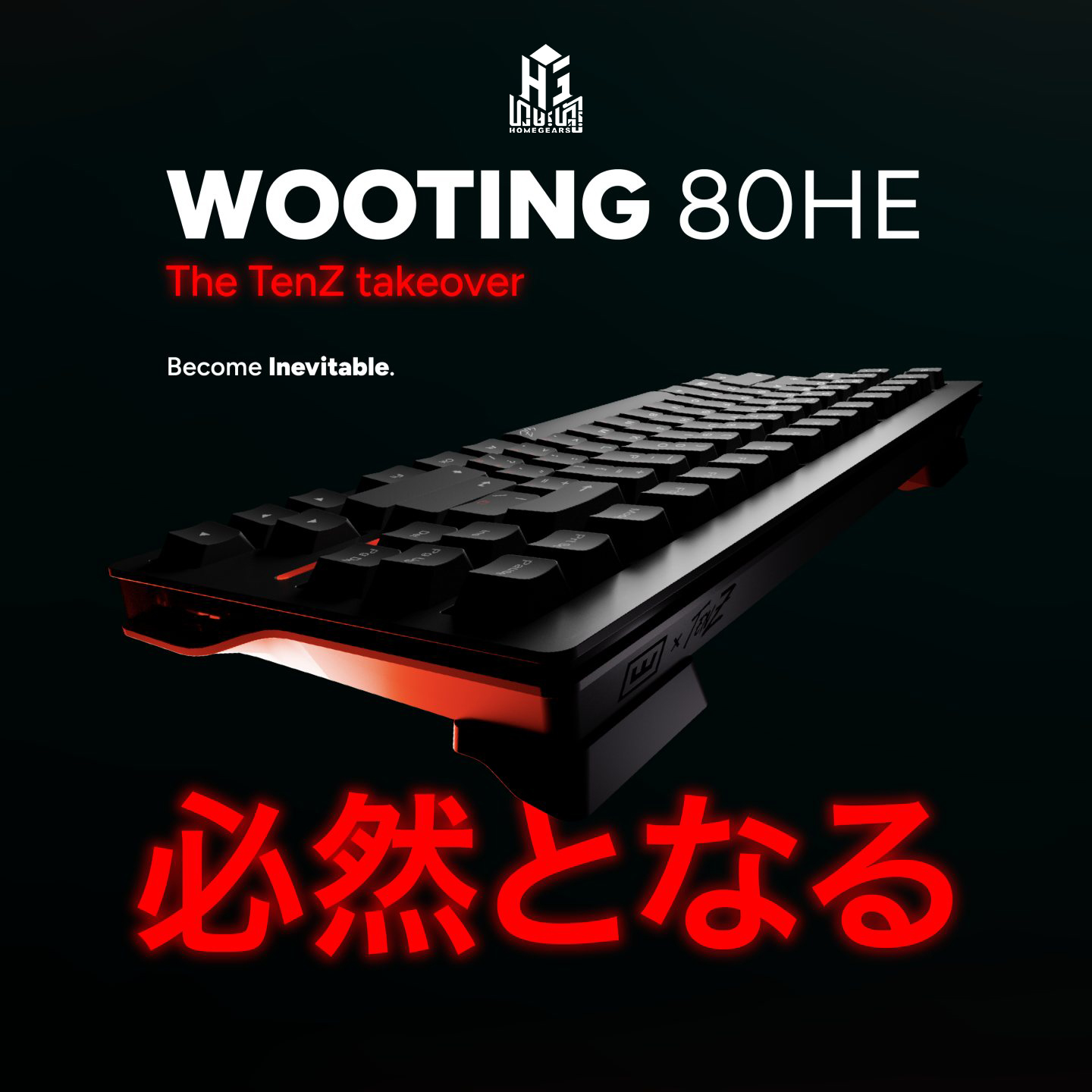Wooting 80HE Limited edition x TenZ take over available in stock 