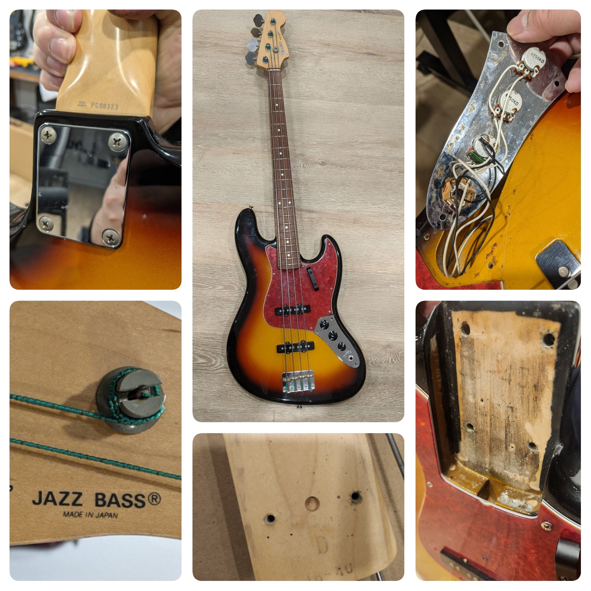 Fender Japan ジャズベース 93-94年 Made in Japan $1200 Fender Jazz Bass - Made in Japan This 1993/94 bass was made