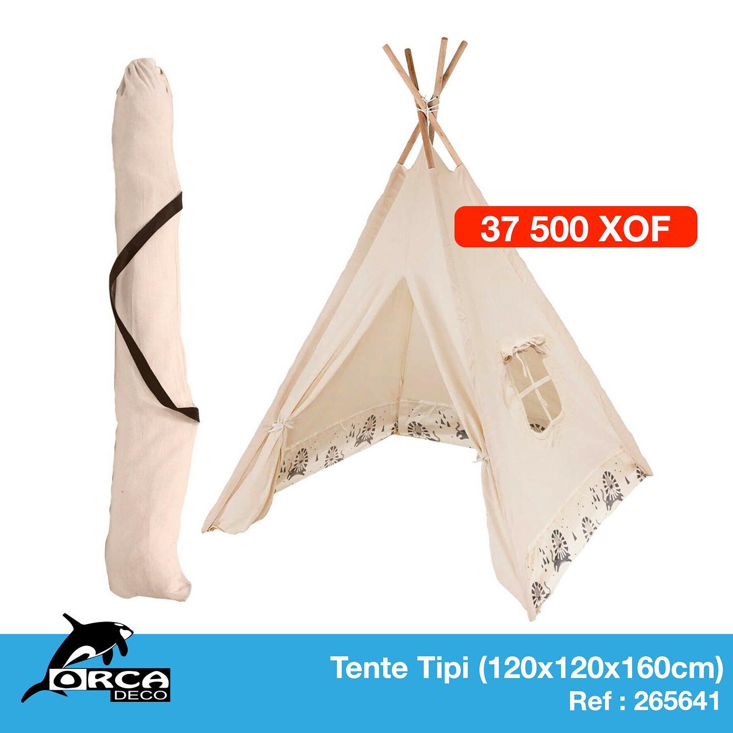 Tente Tipi Pliable Pour Enfants – 115x115 Cm – Jeu Intérieur Et Extérieur – Stimule L’Imagination – Anniversaire, Noël
