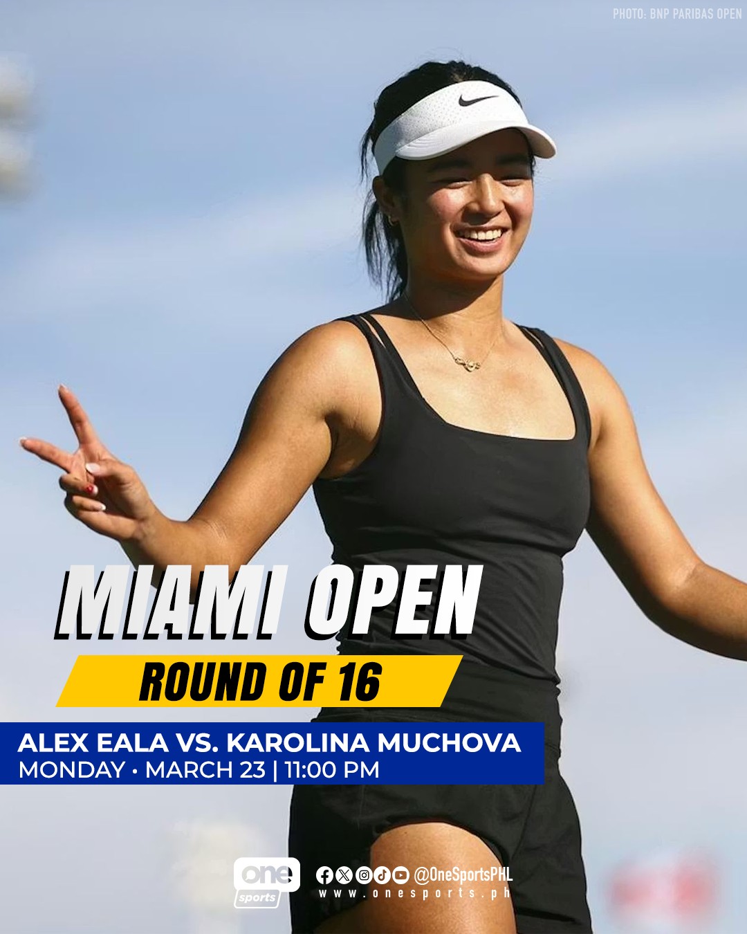 ALEX RUSH IN FLO RIDA 🌊 It's Round of 16 action for Filipina