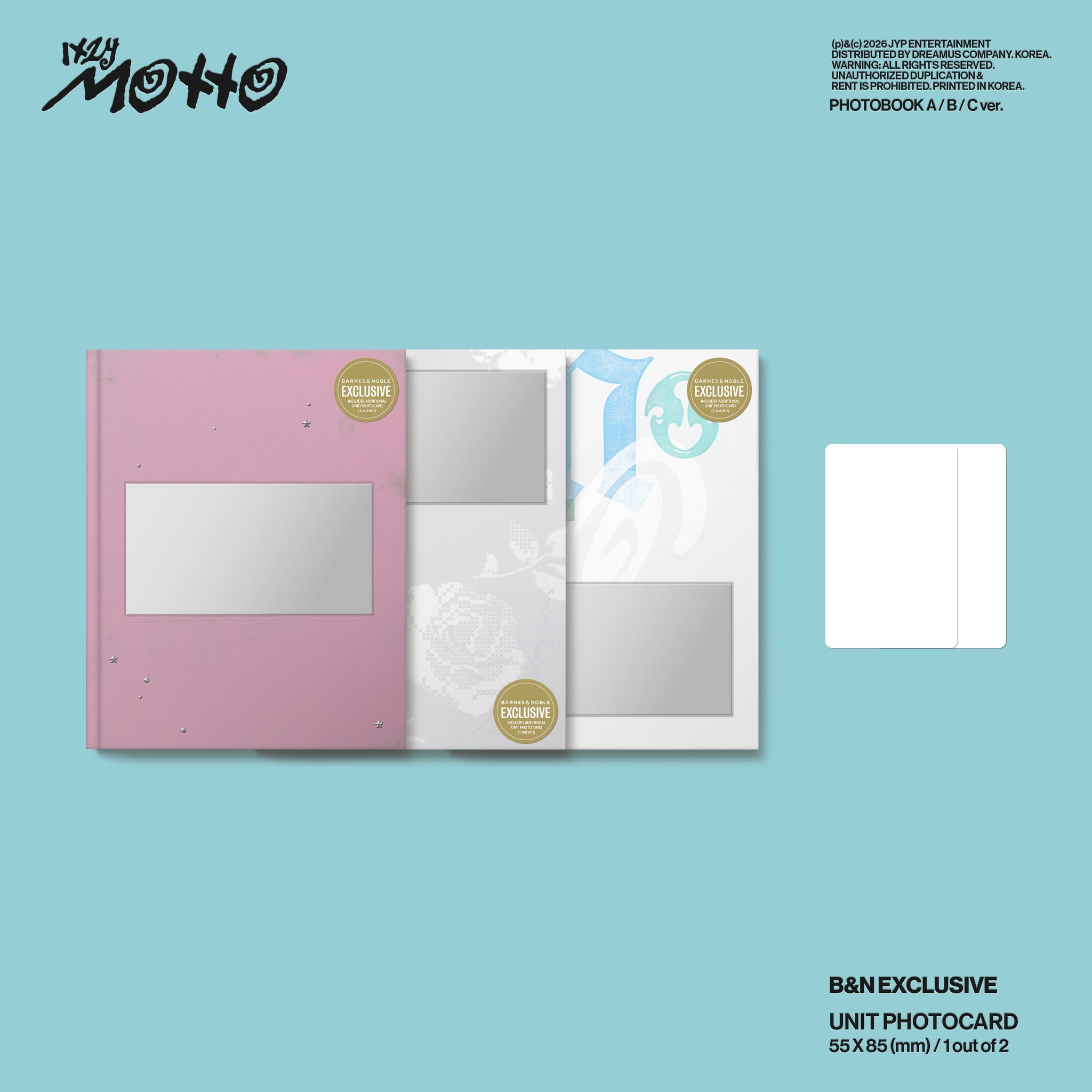 B 直筆サイン ITZY ver SHOP アルバム Motto FANS