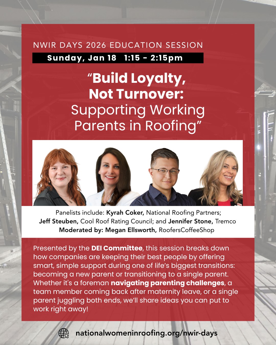 National Women In Roofing - REGISTRATION IS NOW OPEN for our REAL ...