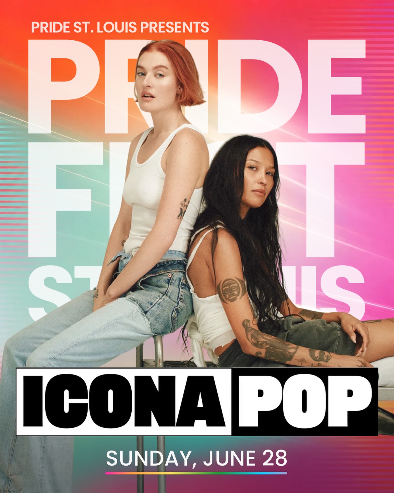 Catch @iconapop live at PrideFest 2026 on June 28th in downtown St