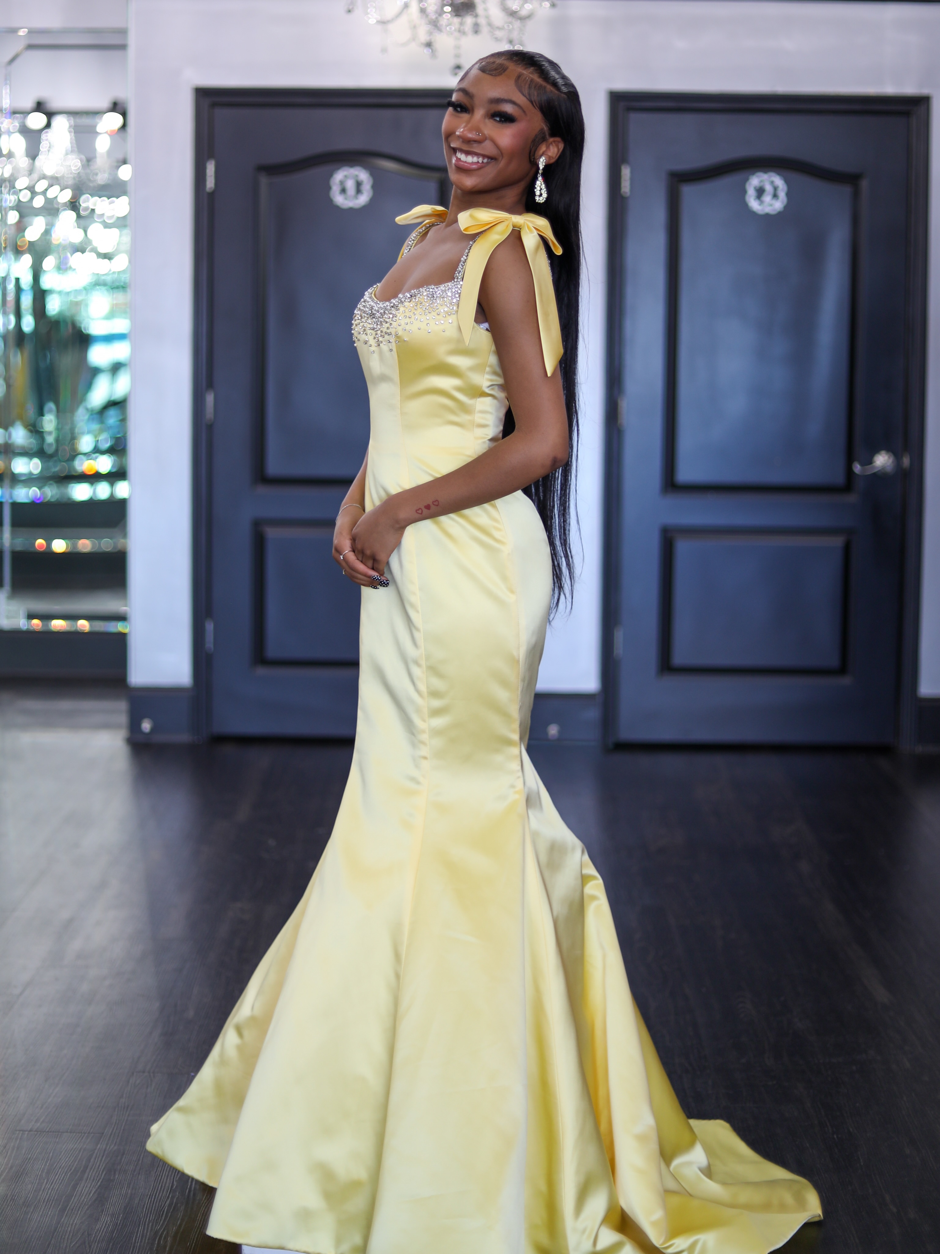 Sherri Hill couture for homecoming court in Georgia