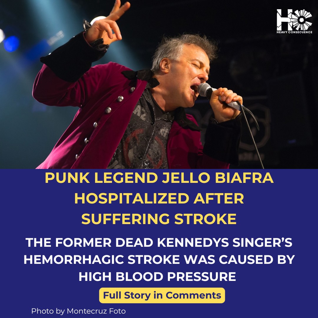 Jello Biafra, the legendary former singer of punk icons Dead