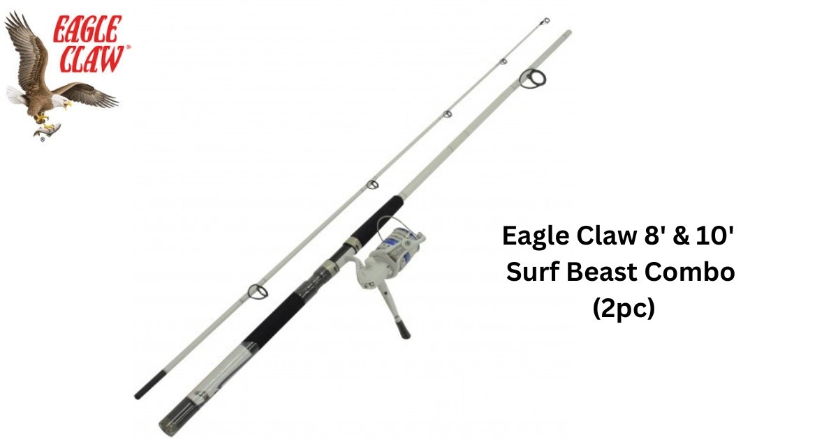 eagle claw surf beast spinning combo Combos Gone are the days of settling for a ready Eagle Claw Brave Eagle 5'