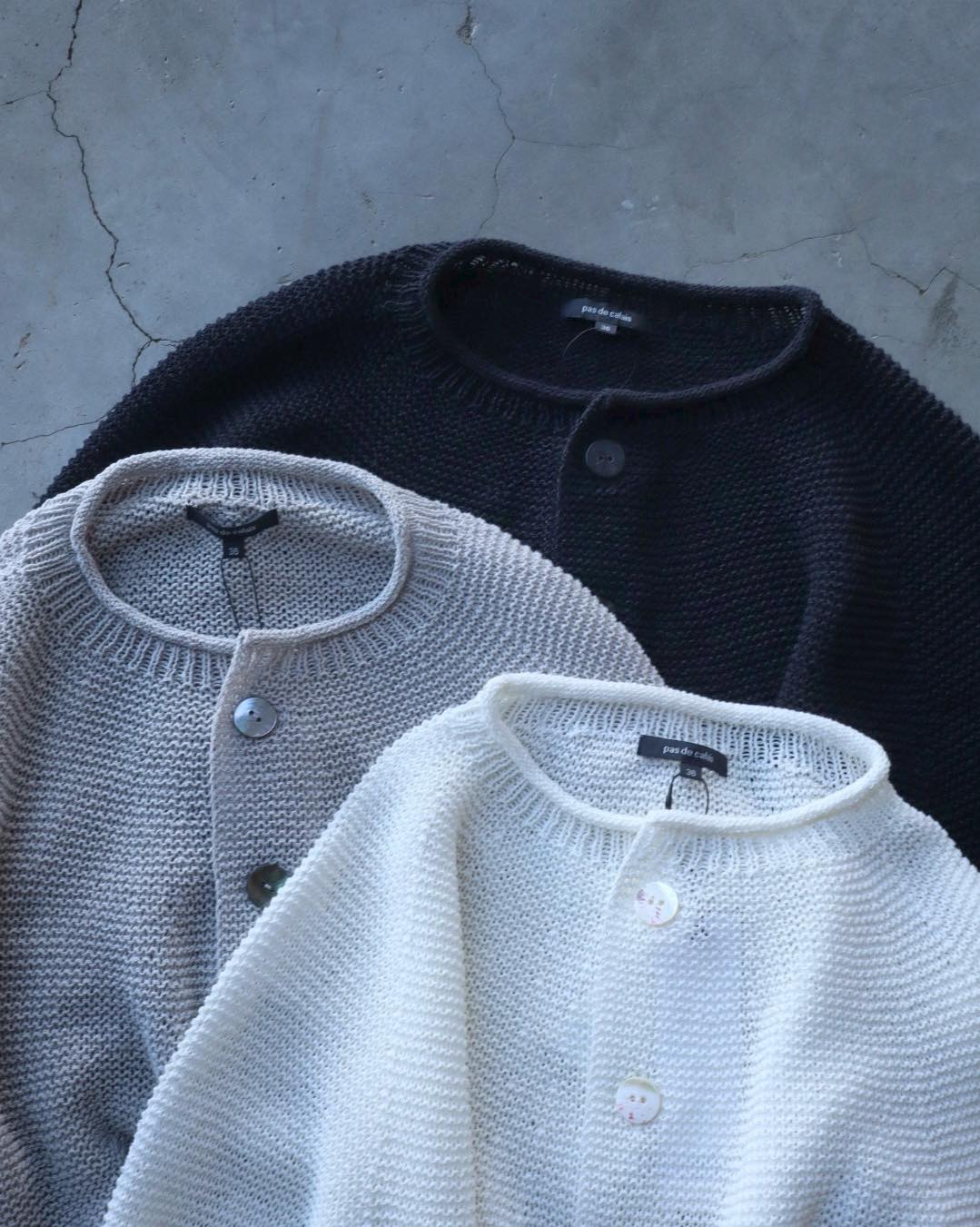 pas de calais（パドカレ） 和紙×ポリエステルの素材で、さらっと